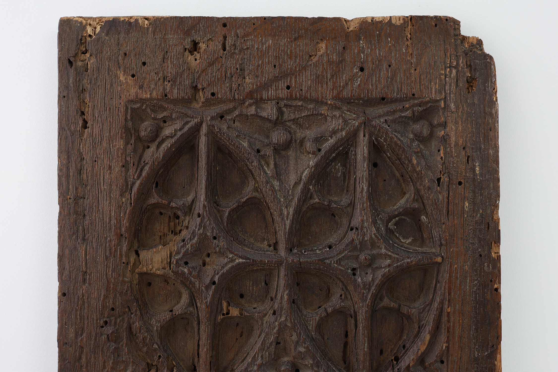 Late Gothic carved oak relief panel, France 15th centurythumbnail